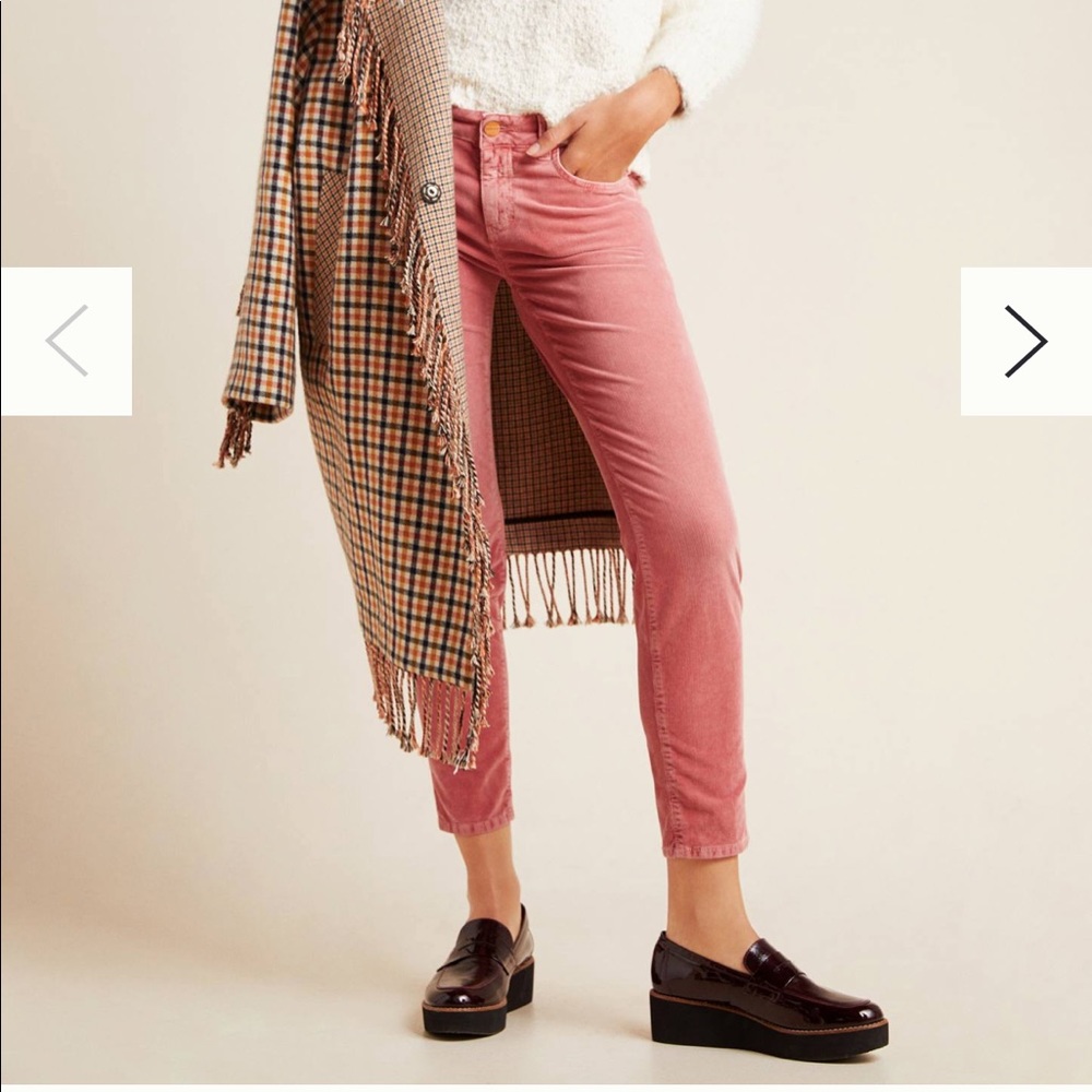 Closed Baker Mid-Rise Skinny Corduroy Pants